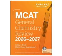MCAT General Chemistry Review 2026-2027 (Tascabile) Kaplan Test Prep