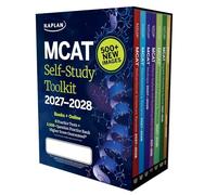 MCAT Self-Study Toolkit 2027-2028 | All-in-One System: 7-Book Set + 3,000-Q Qbank + 6 Practice Tests | 500+ New Images & All-New CARS Book (Kaplan) (Kaplan Test Prep)
