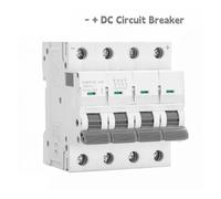 MCB DC 1000V MCB Circuit Breaker DC 6A 10A 16A 20A 25A 32A 40A 50A 63A 4 Poles IEC60947 CZAOINCU(1P)