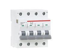MCB DC 1000V MCB Mini Interruttore Automatico DC 6A 10A 16A 20A 25A 32A 40A 50A 63A 4 Poli IEC60947 1 Pz(6A)