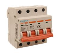 MCB Interruttore Magnetotermico Automatico Curva B 4P 4M 6000A B20A AC 400V IP20