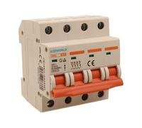 MCB Interruttore Magnetotermico Automatico Curva B 4P 4M 6000A B63A AC 400V IP20