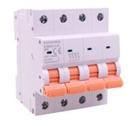 MCB Interruttore Magnetotermico Trifase 380V Curva C 4P 4M 10000A AC 400V IP20 G