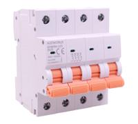 MCB Interruttore Magnetotermico Trifase 380V Curva D 4P 4M 10000A AC 400V IP20 G
