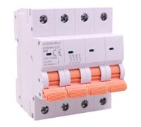 Interruttore Magnetotermico Trifase 4P 80A D80, Curva D 10kA, 4 Moduli DIN 380V AC, Certificato IEC60898-1, Serie GYM9H-125 Professionale