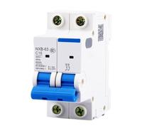 MCB NXB-63 2P AC MCB Curva C 400V 10A 16A 20A 25A 32A 40A 63A Interruttore Automatico DZ47 Din Rail