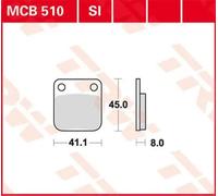 PASTIGLIE FRENO KH54 SINTERIZZATE OFFROAD HONDA CG 125 04-08, CRF 150 03-16, KAW