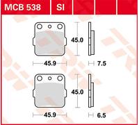 Set di pastiglie freno TRW MCB538