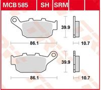 MCB585 PASTIGLIE FRENO INTERAMENTE IN METALLO SINTERIZZATO HONDA CBR 250 R 1988