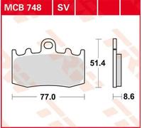 TRW MCB748 Organic Allround Kit pastiglie freno per BMW R Assale Anteriore e Altre Moto