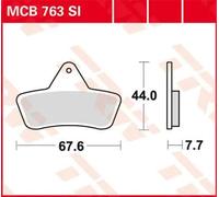 MCB763SI PASTICCHE FRENO OFF-ROAD SINTERIZZATE SERIE SI ARCTIC CAT 300 4X4 2000