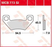 MCB773SI PASTICCHE FRENO OFF-ROAD SINTERIZZATE SERIE SI ARCTIC CAT 300 2X4 2011