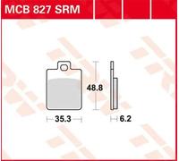 MCB827EC BRAKE PAD ORGANIC SCOOTER LIBERTY 50 PTT 4T DELIVERY PIZZA HUT 2003