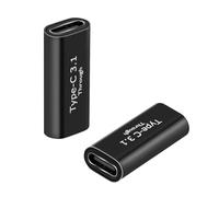 Mcbazel 2 Pezzi Accoppiatore USB C, OTG Adattatore Tpye C da Femmina a Femmina, USB C 3.1, Connettore di Estensione PD da 100 W Supporto 4K Video e Audio, Ricarica Rapida e Trasferimento Dati 10Gbps