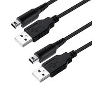 Mcbazel 2 Pezzi Cavo USB di Ricarica per Nintendo DSi, 3DS, 2DS, incluse le Versioni New e XL, 1.2 m