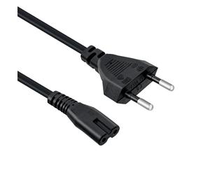 Mcbazel 3M IEC 320 C7 Power Cable con 2 Pin Euro Cavo di alimentazione C7 per PS5/ PS4/ PS3/ Xbox Series X/S - Nero