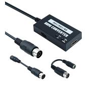 Mcbazel Adattatore HDMI Seamless per Mega Drive/NEOGEO per HDTV, Convertitore Video Multifunzionale 4:3/16:9, 720P/1080P per Mega Drive 1/Mega Drive 2/NEOGEO