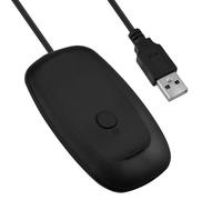 Mcbazel Adattatore Wireless USB 2.0 Gaming Receiver per Microsoft Xbox 360 Desktop PC Gaming - Nero