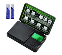 Mcbazel Bilancia Tascabile 500g/0.01g Alta Precisione, Bilancia Digitale Multifunzione con Display LCD Retroilluminato, Tara, Conteggio, 7 Unità di Peso, Portatile per Gioielli, Spezie