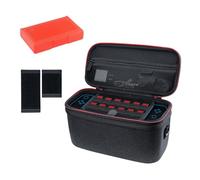 Mcbazel Borsa Protettiva a Doppio Strato Custodia Rigida Impermeabile per Console NS Switch 2, Controller, Gamepad, Base di Ricarica e Accessori con Porta 24 Carte di Gioco - Grigio Scuro