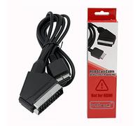 Mcbazel Cavo AV RGB SCART Premium Console per PS1/PS2/PS3 PAL (EU/AU) - Plug & Play, Cavo Segnale ad Alta Velocità da 180 cm con Scatola Colorata