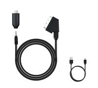 Mcbazel Cavo Convertitore SCART a HDMI con Selettore 720P/1080P - Adattatore Vid