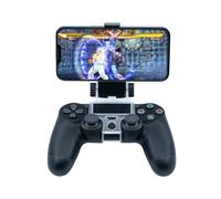 Mcbazel Clip per Smartphone per Controller PS4 Supporto Regolabile per Telefono, Compatibile con PS4/PS4 Slim/PS4 Pro, Rotazione 0-180°, Morsetto in ABS Resistente-Nero