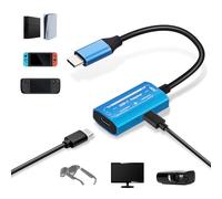 Mcbazel Convertitore Digitale Type C per Occhiali AR, Supporta Risoluzioni 4K@60Hz e 1080p@60Hz, Ricarica Rapida 100W, Adattatore USB C da Maschio a Femmina per Tablet/AR/NS Switch/Steam Deck/ROG Ally