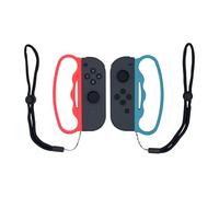 Mcbazel Grip da Boxe con Cinghie per NS Switch/Switch OLED Joy-Con Gioco di Boxe Fitness Blu e Rosso(Non compatibile con Switch 2)