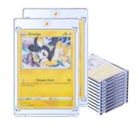 Mcbazel Lot 10 35PT Custodia per Collezione di Carte da Gioco Custodia Trasparente per Carte da Gioco con Protezione Magnetica e UV per Carte Poké mon/YuGiOh/Carte Sportive & Carte da Collezione