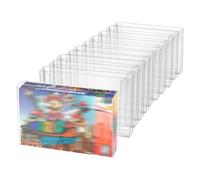 Mcbazel LOT 10 SNES Custodia Protettiva Trasparente per Cartucce di Giochi Super Nintendo SNES (Set di 10)