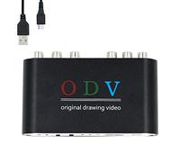 Mcbazel ODV Composite Convertitore adattatore RCA/S-Video/YPbPr a HDMI per Retro Console