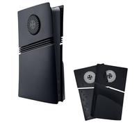Mcbazel Pannello di Sostituzione per Cover Laterale con Ventilazione di Raffreddamento e Filtro per Polvere per la Console PS5 Pro Disc Edition - Nero (Non compatibile con PS5/Slim)
