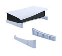 Mcbazel PS5 Supporto Orizzontale Compatibile con 2020 PS5Console、PS5 DE/UHD Console, con Antiscivolo per Playstation 5 Digital/Disc Edition Console - Bianco (Non compatibile con PS5 Slim/Pro)