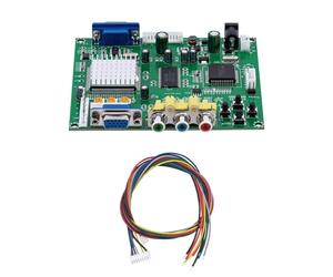 Mcbazel Scheda di conversione video da gioco RGB/CGA/EGA a VGA HD Arcade Game per monitor da gioco Arcade a proiettore LCD PDP CRT