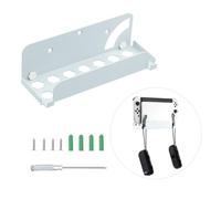 Mcbazel Supporto da Parete per Swicth OLED/NS Switch, risparmiare spazio (vicino o dietro la TV), Ganci da parete Compatibili con Switch NS, OLED 2021,Non compatibile Switch 2-Bianco