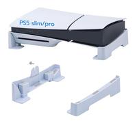 Mcbazel Supporto Orizzontale per PS5 Slim/PS5 Pro, Supporto Base per Facile Dissipazione del Calore per Console Playstation 5 Slim/Pro Disc & Digital Edition - Bianco