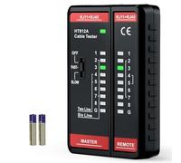 Mcbazel Tester di Rete, RJ45 RJ11 Tester Cavi LAN per Patch Cavi, Tester per Cavi Telefonicoe Linee