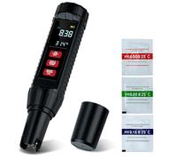Mcbazel Tester Digitale 7 in 1 per la qualità dell'Acqua PH, EC, TDS, Salt, S.G., ORP, Temp, Compensazione della Temperatura, Impermeabile IP67, Metro Portatile per Test dell'Acqua per Acquacoltura