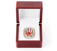 MCBEAN 2022-2023 57° Anello del Campionato di Calcio Replica Chiefs Champion Loops Rugby Souvenir da Collezione Regali per Uomini Alumni Amici Fan,11#