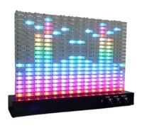 McbeAn Analizzatore di Spettro Audio, Luce dello Spettro Musicale, Spettro a 14 Segmenti, Lampione in Acrilico, Alta Sensibilità, Forte Senso del Ritmo, Collisione di Suono E Luce, per Auto/Festa