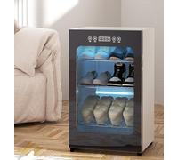 McbeAn Asciuga Scarpe Intelligente, Armadio per Asciugare Scarpe a 3 Strati, Temperatura Costante Precisa di 60 ℃, Partizione Multifunzionale, Circolazione di Aria Calda Interna Ed Esterna