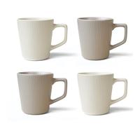McBecdy Set di tazze da caffè da 500 ml, set di tazze da caffè in ceramica opaca, set di tazze da caffè - Tazza da caffè tè/cappuccino e cioccolata calda, adatta al microonde - Impugnatura comoda