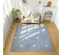 MCBHSH appeto per Bambini, in Velluto di Corallo, Tappeto Antiscivolo per la Camera dei Bambini, Tappeto per Salotto-D-100 * 180cm
