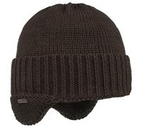 McBURN Anton Berretto a Maglia Uomo - Made in Italy Beanie Lana Invernale da Sci con Fodera, Fodera Inverno Autunno/Inverno - Taglia Unica Marrone