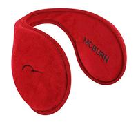 McBURN Earband Paraorecchie Donna/Uomo - orecchie calde copriorecchie uomo autunno/inverno - Taglia unica rosso