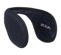 McBURN Herringbone Earband Donna/Uomo - Earbands paraorecchie spina di pesce con fodera autunno/inverno - Taglia unica blu scuro
