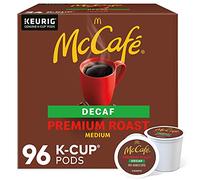 McCafé Premium Roast Decaf, Keurig Single Serve K-Cup Pods, Medium Roast Coffee Pods, 96 Count of pack of 4 of 24 K-Cup Pods each