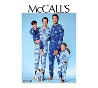 McCall Modelli da Uomo/Donna/da Bambino/Bambina/Bambino Tuta e Cani Cappotto, Multicolore, Taglie: S-XL