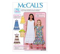 McCall Modelli per Bambini/Abiti da Ragazza, Multicolore, Taglia 3 - 6